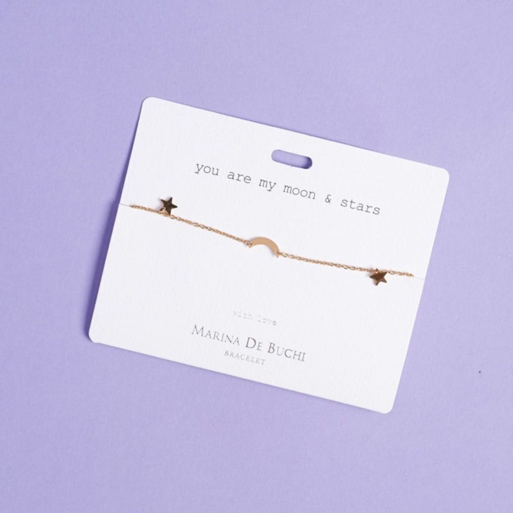 Marina De Buchi You Are My Moon & Stars Bracelet